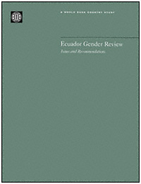 title Ecuador Gender Review Issues and Recommendations World Bank - photo 1