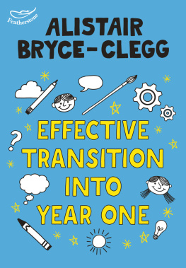 Bryce-Clegg Effective Transition into Year One