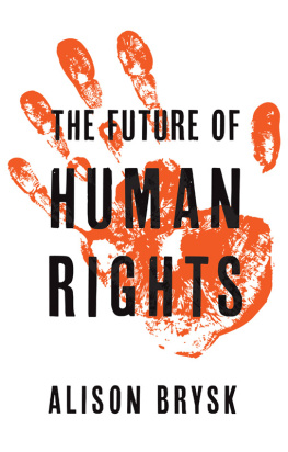 Brysk - The Future of Human Rights