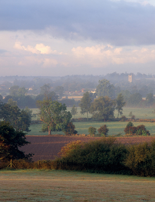 The peaceful rural landscape of north Norfolk a county which with 659 churches - photo 4