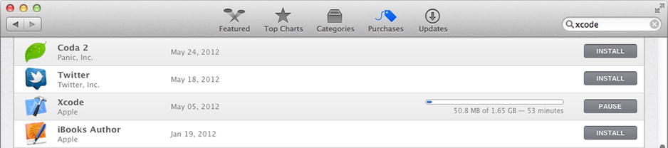 Figure 1-2 Downloading Xcode While Xcode is downloading lets talk about it - photo 2