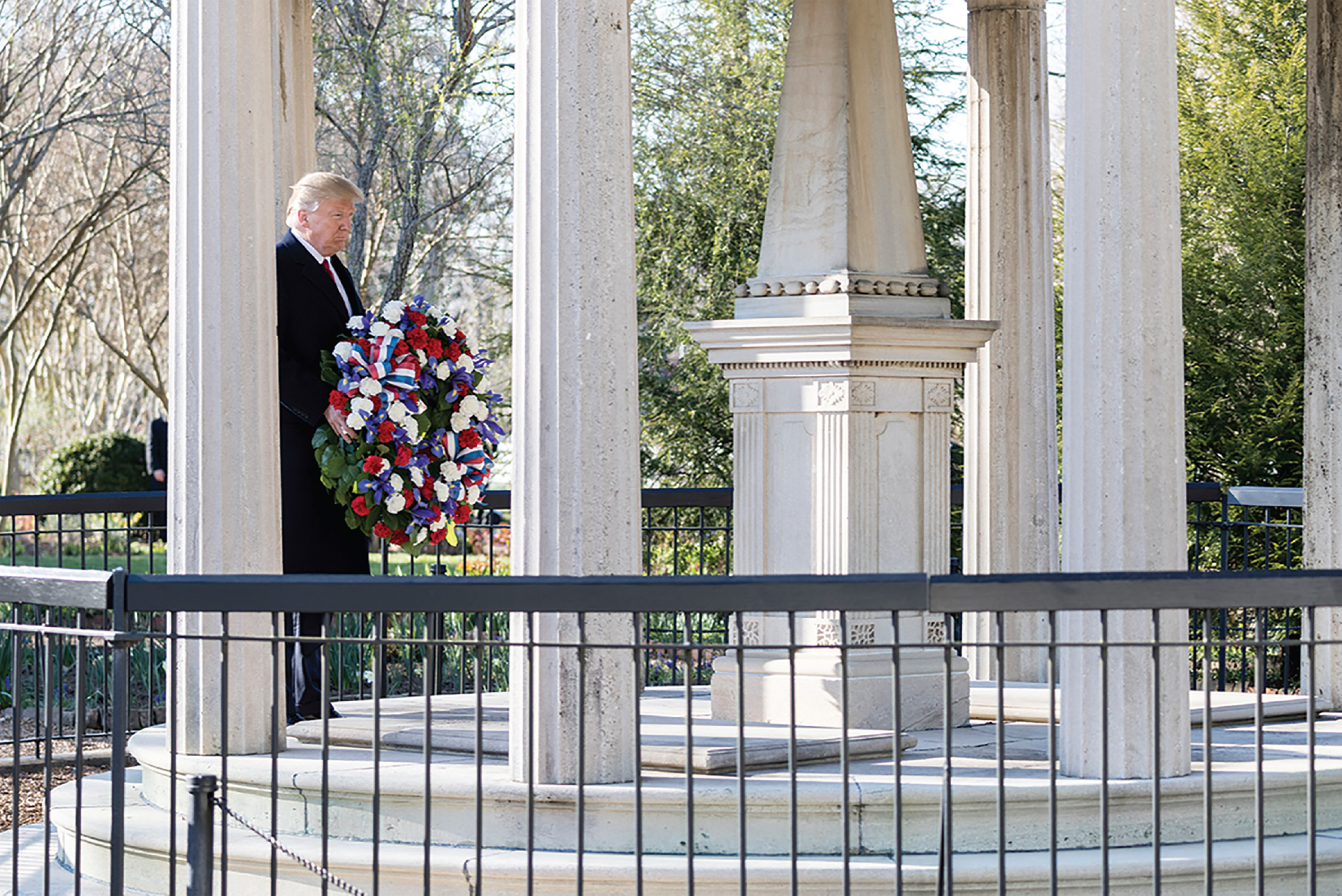 March 15 2017 Laying a wreath during a ceremony at Andrew Jacksons Hermitage - photo 20