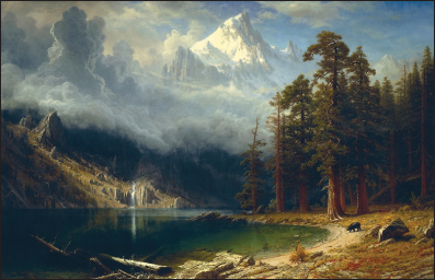 Images like this painting by Albert Bierstadt drew Americans westward Ever - photo 7