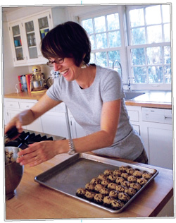 Yours truly preparing to freeze a batch of cookies for a neighbors swap - photo 3