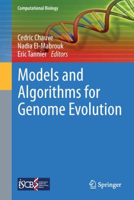 Chauve Cedric Models and Algorithms for Genome Evolution