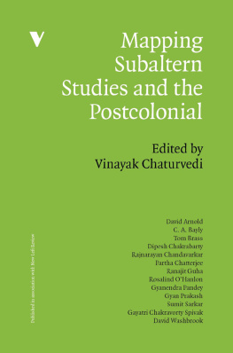 Chaturvedi - Mapping Subaltern Studies and the Postcolonial