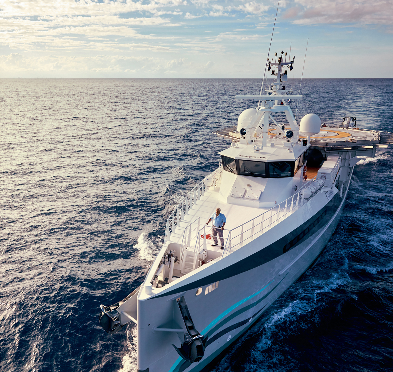 OUT ON THE DEEP BLUE Sir David Attenborough is aboard the MV Umbra a fast - photo 7