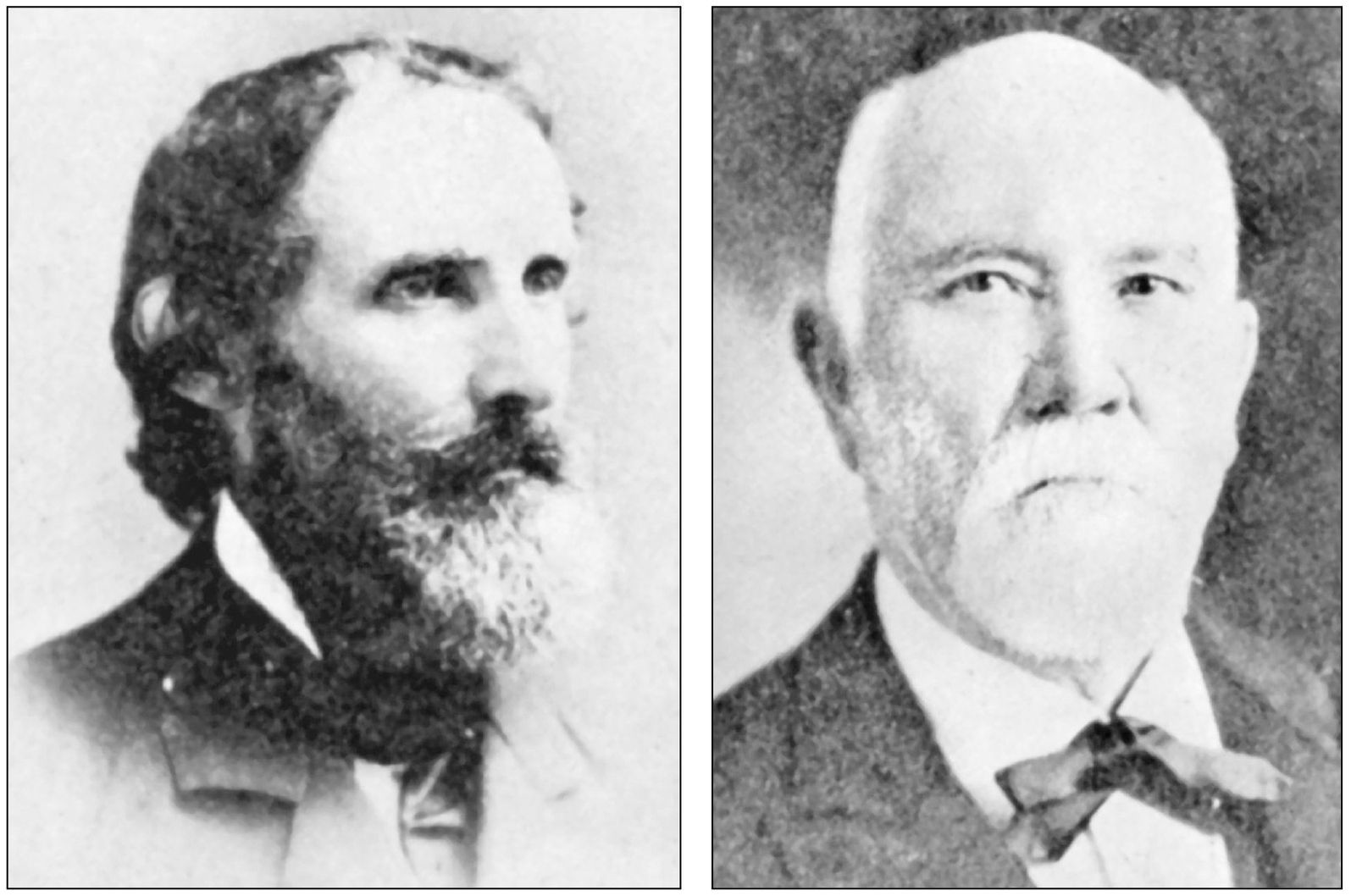 OWNERS OF THE LAND Andrew Glassell Jr left and Albert Beck Chapman had - photo 4