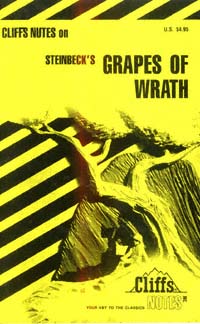 title The Grapes of Wrath Notes Cliffs Notes On-- - photo 1