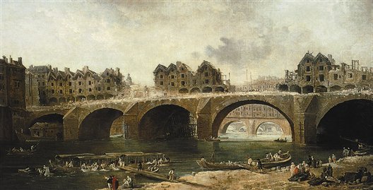 Hubert Robert Demolition of the h ouses on the Pont Notre-Dame in 1786 - photo 5