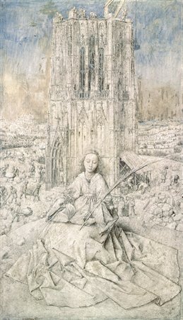 1 Jan Van Eyck St Barbara 1437 Silverpoint on paper 31 x cm - photo 3