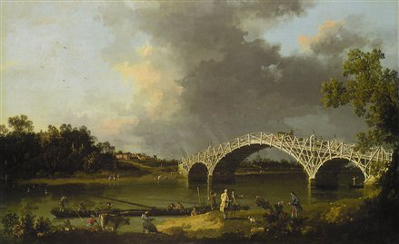 Antonio Canal genannt Canaletto Die Alte Walton-Brcke 1754 l auf - photo 6