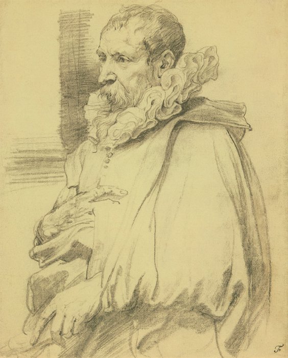 2 Sir Anthony Van Dyck Pieter Brueghel the Younger 1627-1635 Charcoal - photo 3