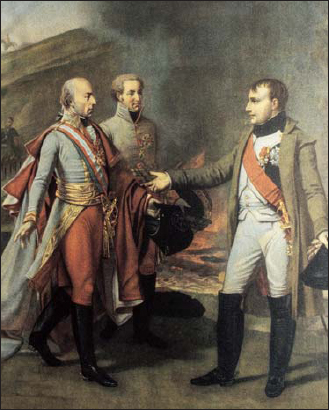 Napoleon meets Francis II Emperor of Austria following the great French - photo 6