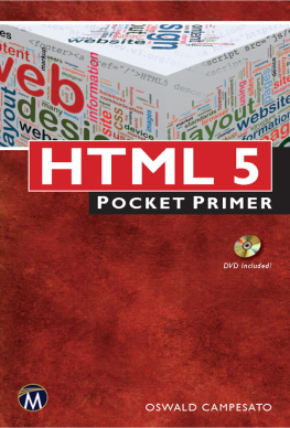 Campesato - HTML 5 Pocket Primer