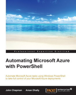 Chapman - Automating Microsoft Azure with PowerShell