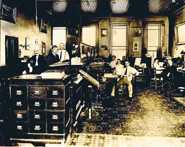 Interior of Brown-Formans office on Louisvilles Whiskey Row circa 1890 Photo - photo 6