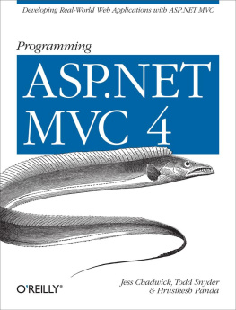 Chadwick Jess Programming ASP.NET MVC 4