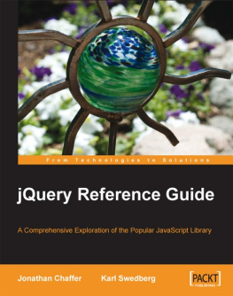 Chaffer Jonathan - jQuery Reference Guide