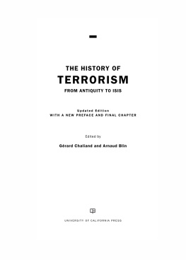 Chaliand Gerard The History of Terrorism