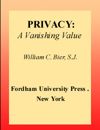 title Privacy a Vanishing Value Pastoral Psychology Series No 10 - photo 1