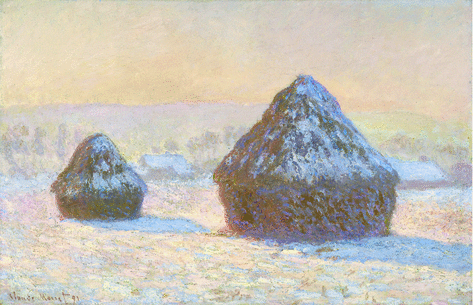 Fig 14 Wheatstacks Snow Effect Morning Claude Monet 18401926 1891 - photo 4