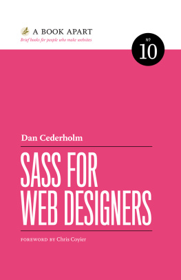 Cederholm Dan - Sass for Web Designers