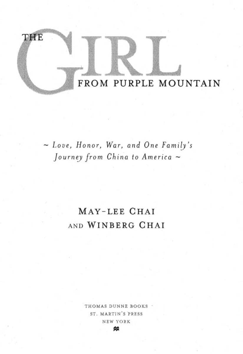 For Ariel Lien Chai first of the fourth generation in America Contents - photo 2