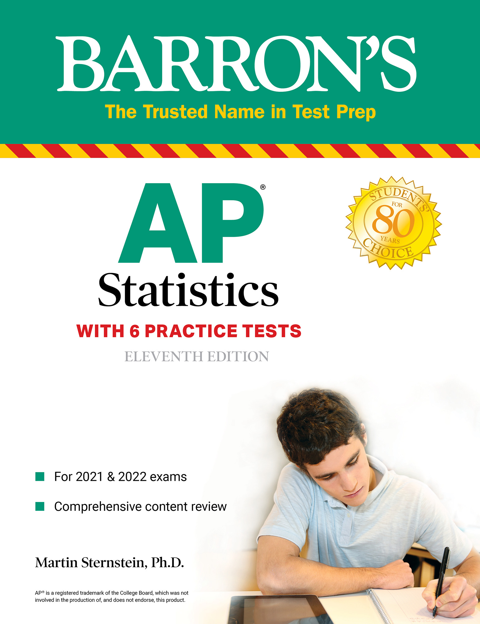 Barrons AP Statistics WITH 6 PRACTICE TESTS ELEVENTH EDITION Martin - photo 1