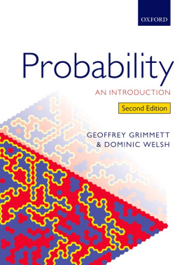 Grimmett Geoffrey Probability