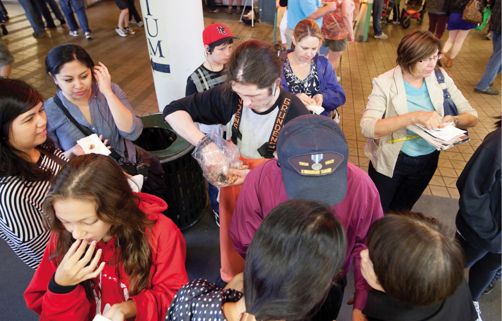 Yori doing what he loves bestsharing salmon jerky samples with the crowd This - photo 10