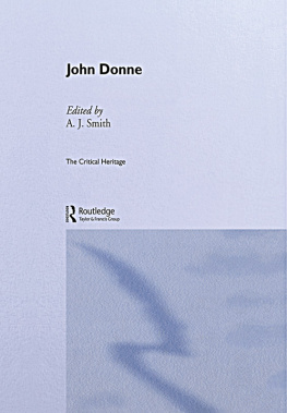 A. J. Smith. - John Donne: the complete English poems