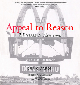 Aaron - Appeal to reason: 25 years In these times