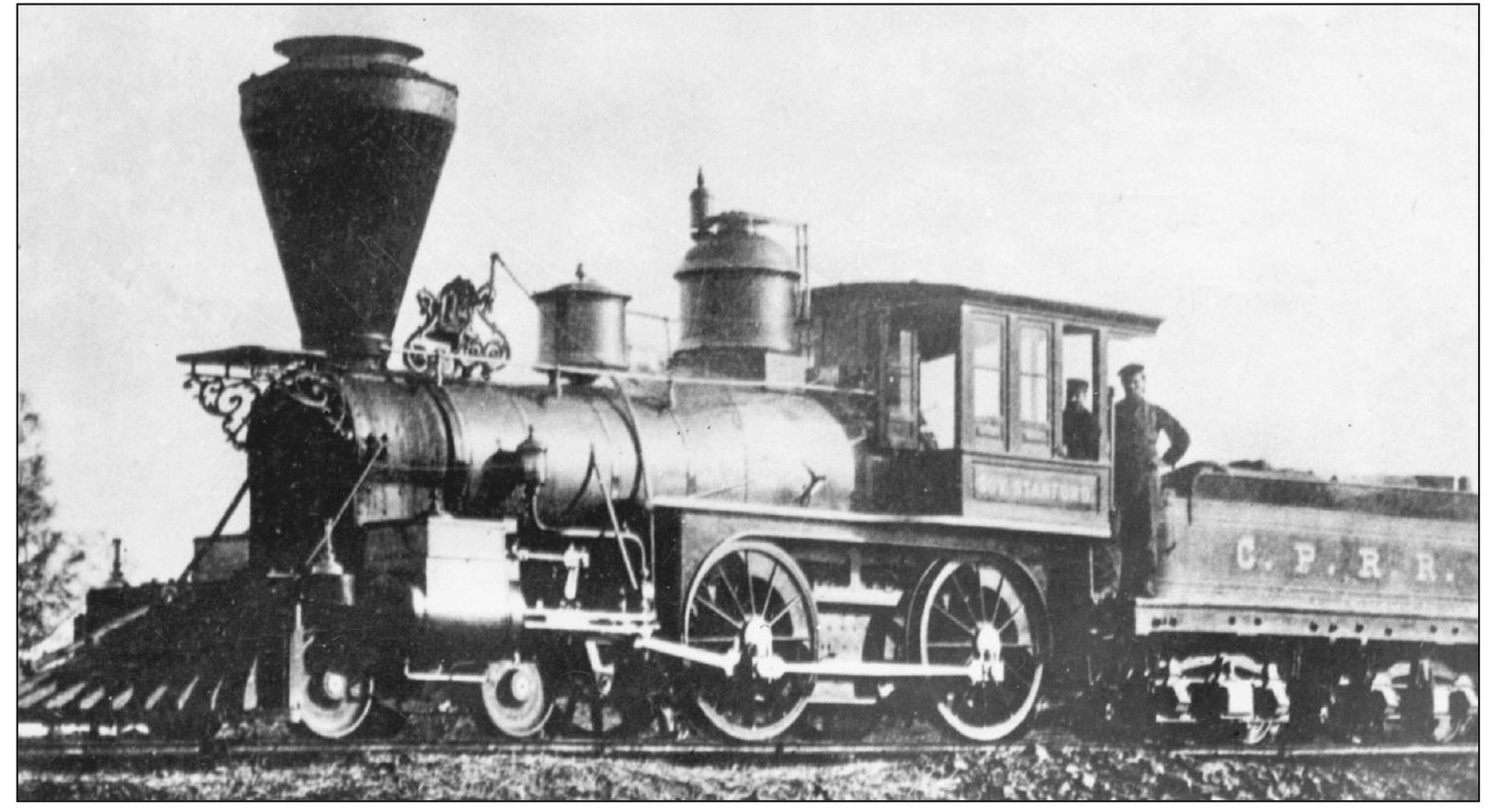 Central Pacific No 1 the Gov Stanford was the new railroads first - photo 6