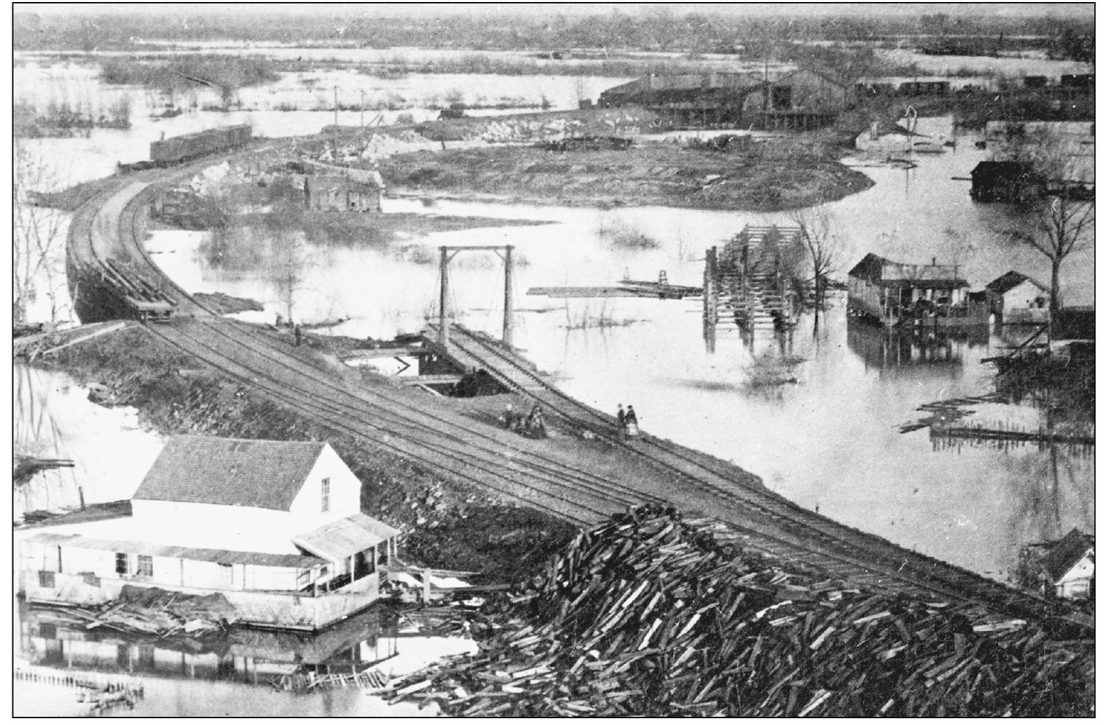 Thomas Houseworth published this photograph during a time of high water in the - photo 8