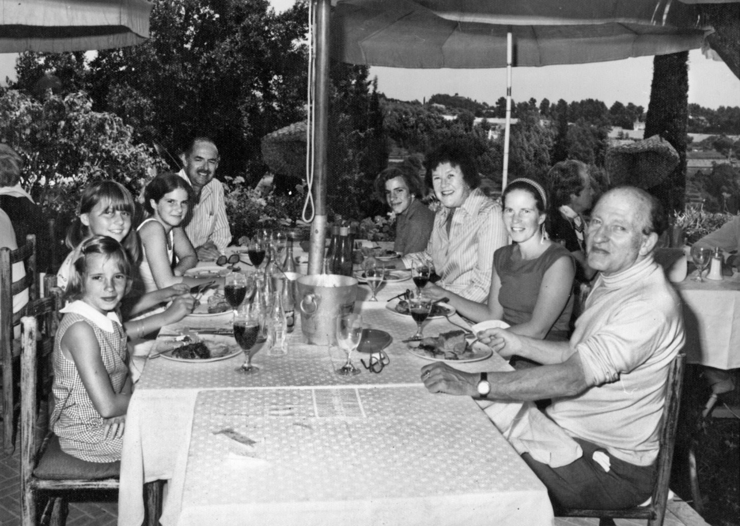 Lunch at La Colombe dOr in Saint-Paul-de-Vence July 1976 Our two weeks at La - photo 6