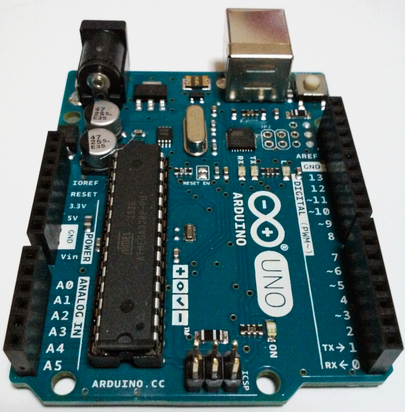 Figure 1-2 The official Arduino Uno There are also unofficial Arduino Uno - photo 3