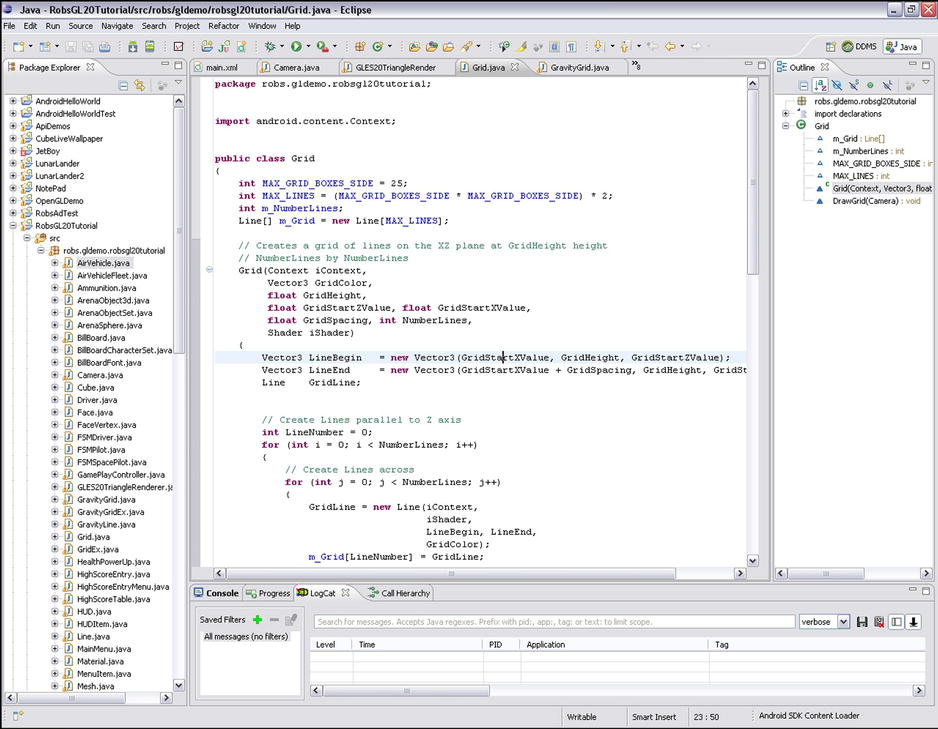 Figure 1-1 Eclipse with Android Development Tools plug-ins Android SDK - photo 1