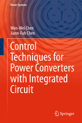 Chen Buhui - Control Techniques for Power Converters with Integrated Circuit