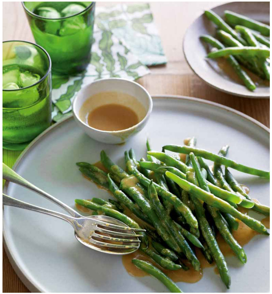 green beans with miso miso sauce 3 tablespoons white miso 1 teaspoon caster - photo 14