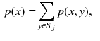4 and p x y is calculated by using the equation 5 Here t is an - photo 13