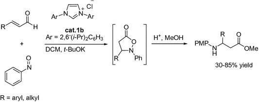 Fig 19 NHC-catalyzed 32 annulations of enals with nitroso compounds The - photo 9