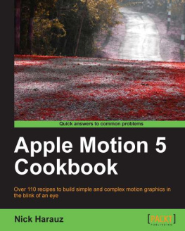 Chesley Robert Apple Motion 5 Cookbook