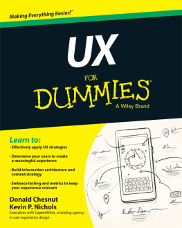 Chesnut Donald - UX For Dummies