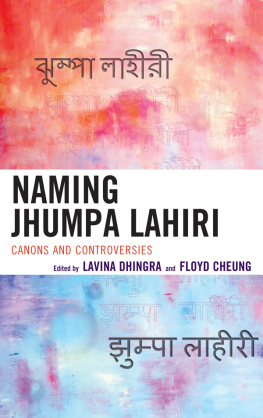 Cheung Floyd - Naming Jhumpa Lahiri: Canons and controversies