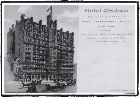 An early advertising postcard highlighting the buildings safety above and a - photo 3