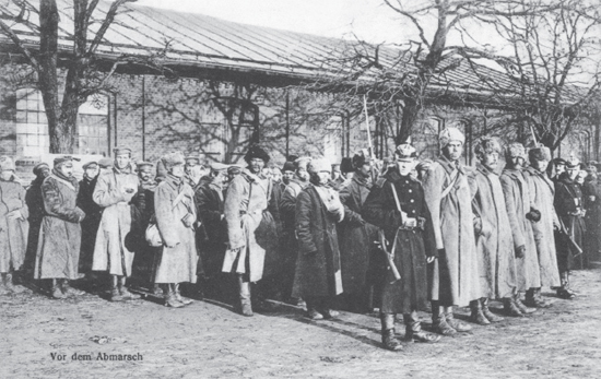 Captured Russian prisoners about to be marched away to a prison camp Italy had - photo 3