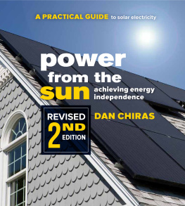 Chiras - Power from the sun: a practical guide to solar electricity