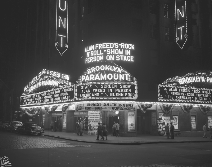 Figure I1 Brooklyn Paramount marquee showcasing Alan Freeds live rock roll - photo 3