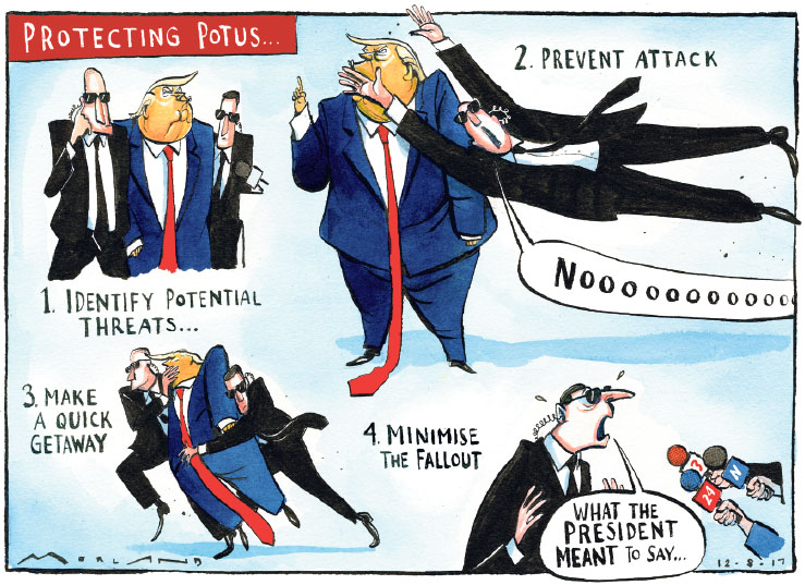 Morland seemed to find some sympathy for Donald Trumps beleaguered aides - photo 13